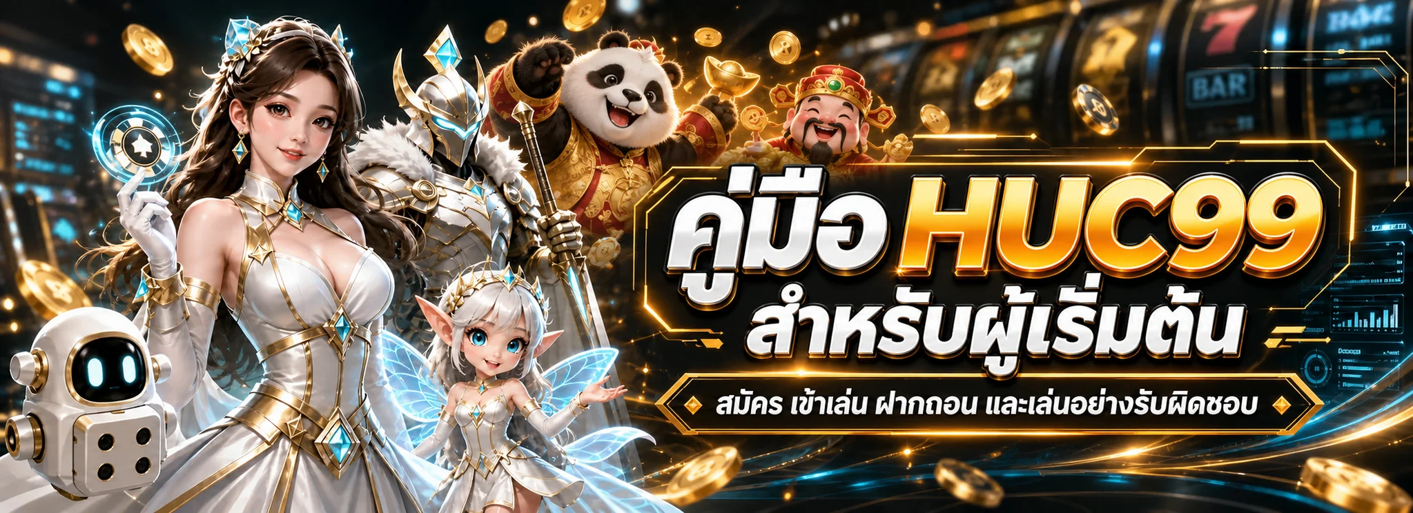 คู่มือ HUC99 สำหรับผู้เริ่มต้น สมัคร เล่น ฝากถอนอย่างปลอดภัย